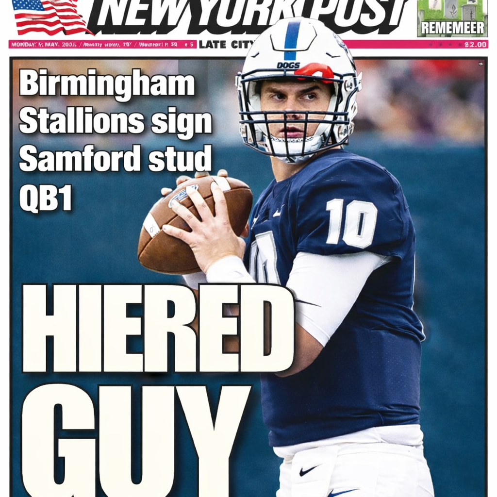 HIERED GUY: Stallions Sign Former Samford Standout QB Michael Hiers